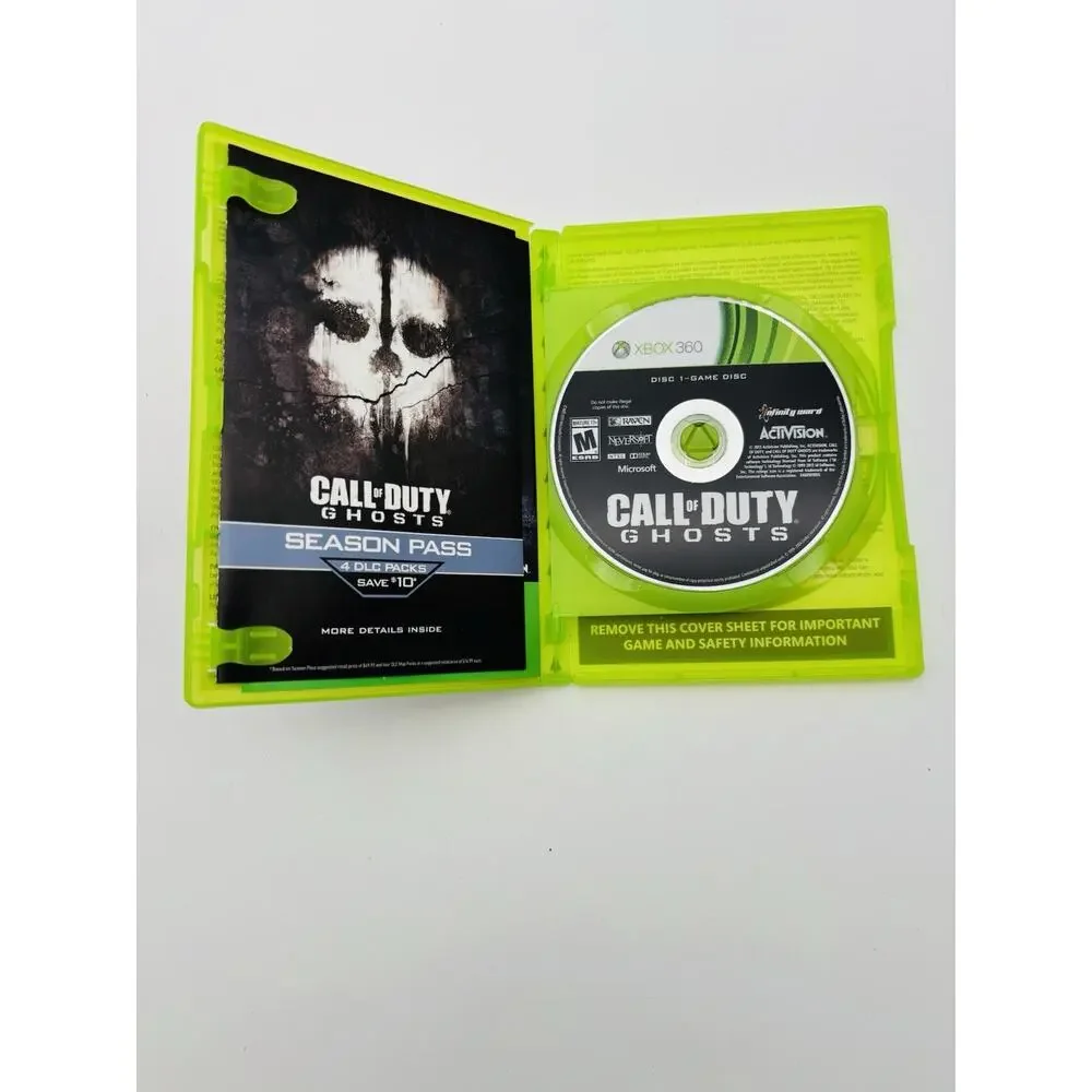 Call of Duty Ghosts Xbox 360 Game 2013 CIB Tested Works VG Condition